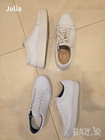 Бели кожени маратонки Vagabond размер 41, снимка 3 - Маратонки - 54246279