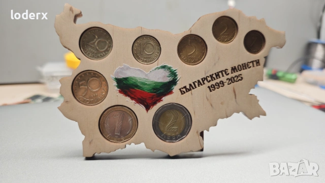 Сувенир или колекционерски комплект на Български монети.