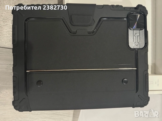 Ipad Pro комбини ран противо ударен кейс и клавиатура с тъч пад, снимка 4 - Клавиатури и мишки - 52229724