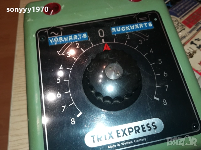 TRIX EXPRESS TYP 5599-MADE IN WESTERN GERMANY-ВНОС SWISS 0709251923LCHERY, снимка 2 - Друга електроника - 51635430