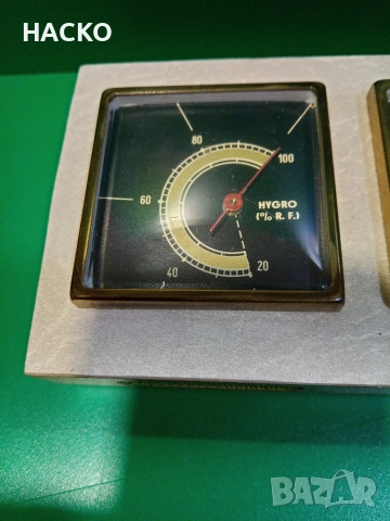 Метеорологична Станция,Термометър,Барометър,Влагомер Made in GDR, снимка 2 - Други - 53812865