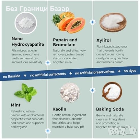 Нов Натурален избелващ прах за зъби – премахва петна от кафе и вино, снимка 9 - Други - 52134876