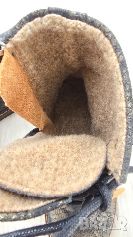 Детски боти естествена кожа подплатени с вълна №30 - НОВИ, снимка 5 - Детски боти и ботуши - 52219498