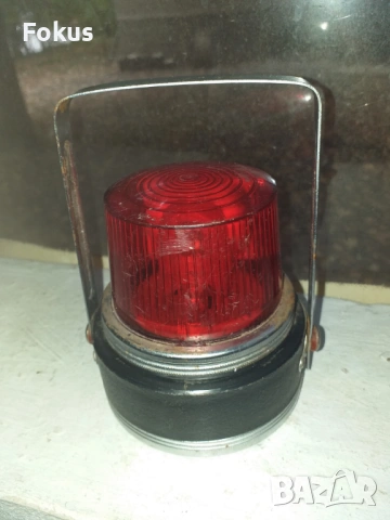 Руско фенерче на батерии с две светлини, снимка 2 - Антикварни и старинни предмети - 53451961