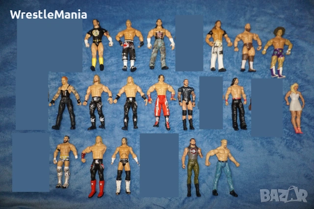 20 Кеч Фигури със забележки Bobby Fish Elite/Undertaker/Lana/The Miz/CM Punk/Matt Hardy/Edge/Randy