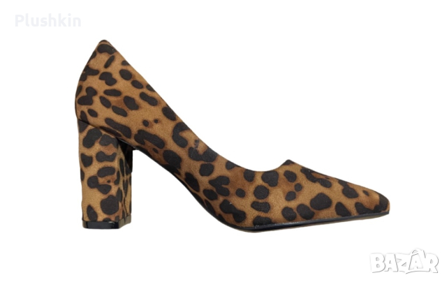 Дамски леопардови обувки 35 и 37, снимка 2 - Дамски обувки на ток - 45012586