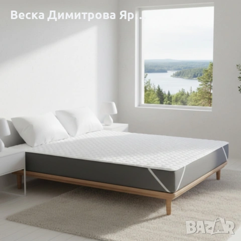 Водоустойчив протектор за матрак — 100% защита, памук, снимка 4 - Протектори за матраци - 53648901