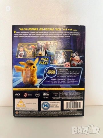 Pokémon Detective Pikachu Blu Ray, снимка 4 - Blu-Ray филми - 53644220