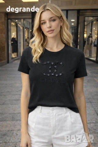 🎀Черна Дамска Тениска Chanel