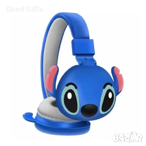 Безжични Bluetooth Слушалки Стич Stitch с вграден микрофон Lilo Stitch, снимка 2 - Слушалки и портативни колонки - 48043549