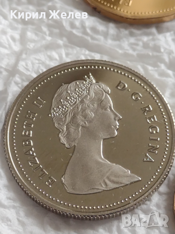 Лот монети 10 броя Канадски долари, центове непипани мат гланц перфектно състояние 42643, снимка 3 - Нумизматика и бонистика - 45020965