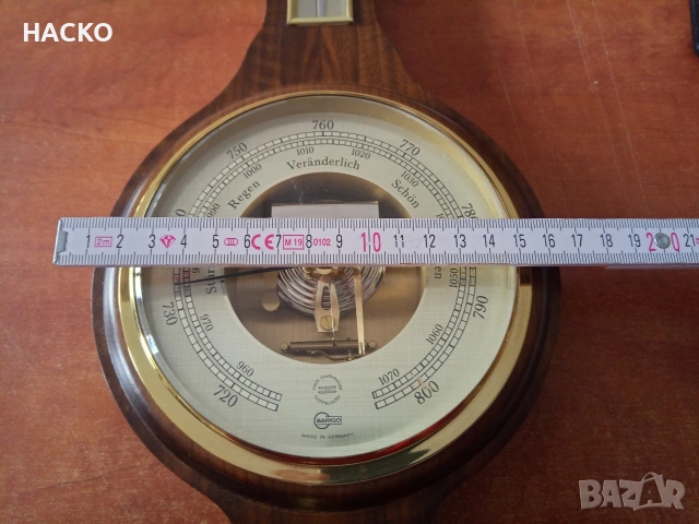 Метеорологична Станция,Термометър,Барометър,Влагомер. Внос от Нидерландия, снимка 7 - Други стоки за дома - 53874811