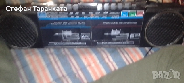 двукасетачен касетофон и радио тунер , снимка 2 - Радиокасетофони, транзистори - 54071586