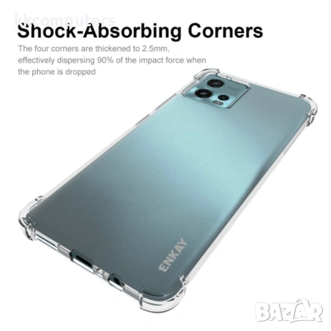 Motorola Moto G72 4G ENKAY Силиконов Калъф и Протектор, снимка 2 - Калъфи, кейсове - 53162566