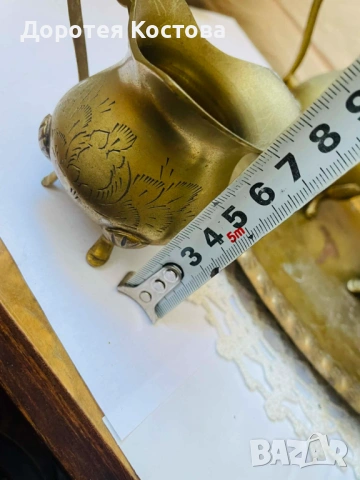 Красив месингов комплект от Англия - 5 части, за кафе / чай , снимка 18 - Антикварни и старинни предмети - 53742554