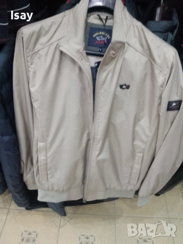 Мъжко пролетно есенно яке Паул Шарк в бежав цвят , снимка 2 - Якета - 52375869