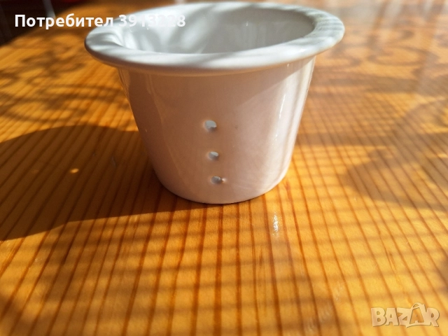 Цедка порцелан за чай, снимка 2 - Сервизи - 51612497