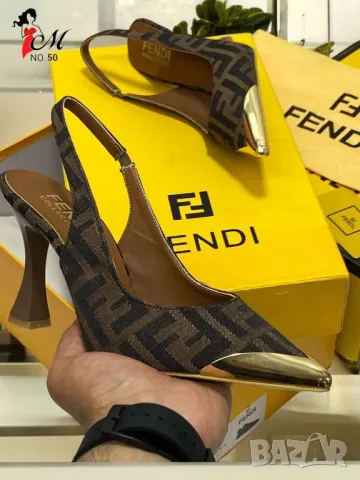 дамски обувки на ток fendi , снимка 3 - Дамски ежедневни обувки - 46939734