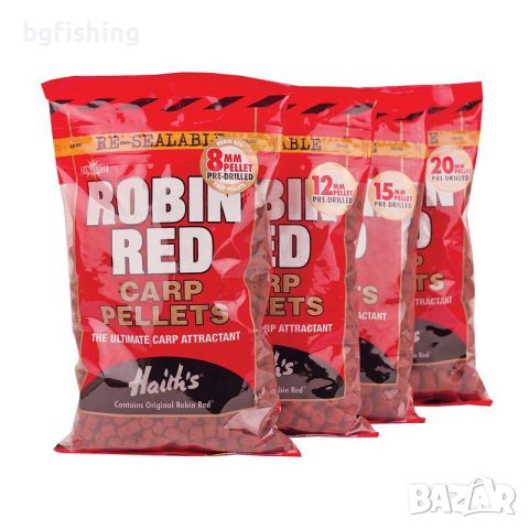 Пелети DB Robin Red Carp Pellets, снимка 2 - Стръв и захранки - 45432599