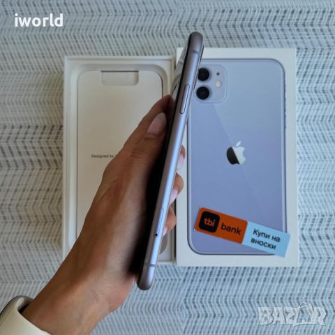 НОВ❗️256гб❗️ iPhone 11 ❗️Лизинг от 30лв/м ❗️ Purple ❗️Лилав 100% батерия❗️ Гаранция, снимка 7 - Apple iPhone - 46427665