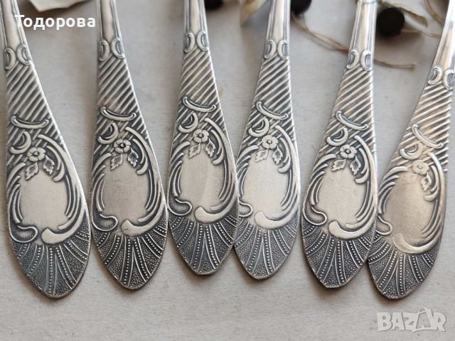 СССР сребърни неупотребявани лъжици за основно ястие. Сребро 875 проба., снимка 3 - Антикварни и старинни предмети - 45693394