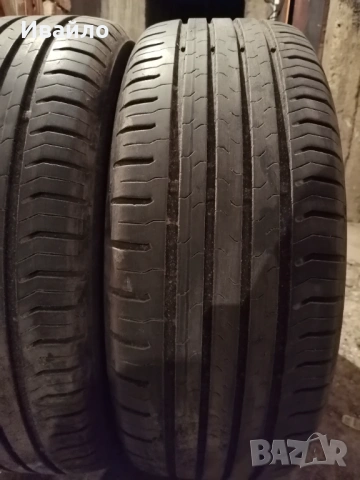 Продавам 2 броя летни гуми 205.55.16 на 1 сезон дот 2021 Контентал , снимка 2 - Гуми и джанти - 53377189