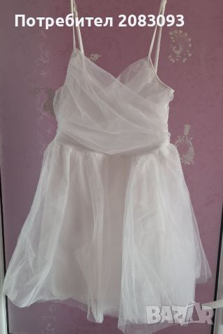 Дамска Нова бяла рокля., снимка 4 - Рокли - 45655409