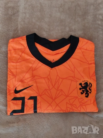 Мъжка футболна тениска NETHERLANDS,F. DE JONG,21,NIKE. , снимка 5 - Тениски - 51798167