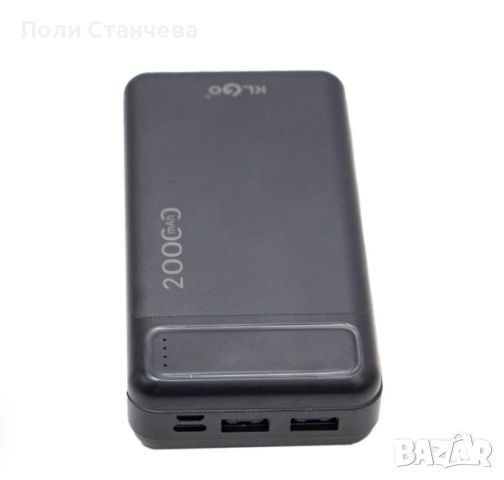 Преносима батерия KLGO 20000mAh Power Bank KP-21, снимка 3 - Външни батерии - 45602994