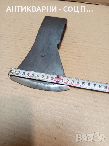 Стара Брадва Топор 1кг. НОМЕР 1646., снимка 11 - Антикварни и старинни предмети - 53892010