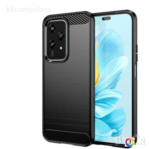 Honor 200 Lite 5G Удароустойчив Carbon Fiber Калъф и Протектор