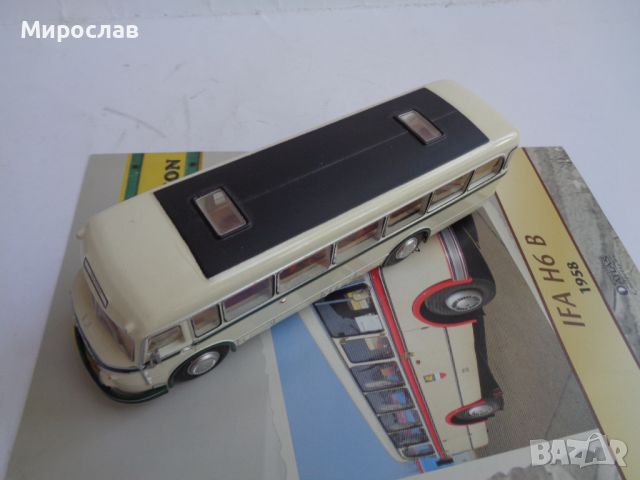  1:72 ATLAS IFA H6 B 1958 КОЛИЧКА АВТОБУС РЕТРО МОДЕЛ, снимка 6 - Колекции - 46531181