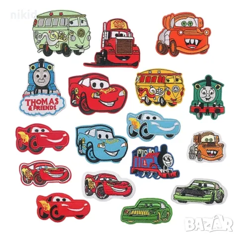Томас Влакчето Макуин маккуин McQueen коли cars колите апликация дреха дрехи самозалепваща нашивка
