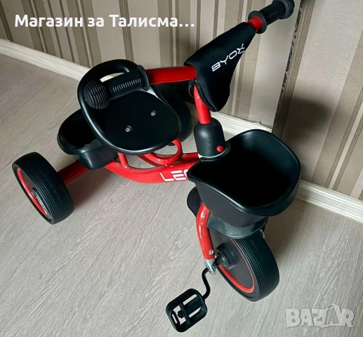 Детска Триколка Byox - Leo, червена, снимка 2 - Детски велосипеди, триколки и коли - 53570126