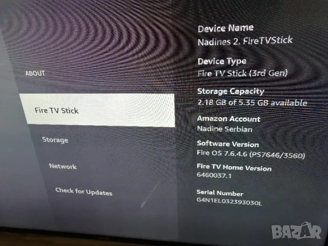 Amazon Fire TV Stick Gen 3, снимка 18 - Друга електроника - 48412476