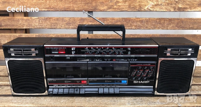 Радиокасетофон Sharp WF-340(BK), снимка 2 - Радиокасетофони, транзистори - 53604719