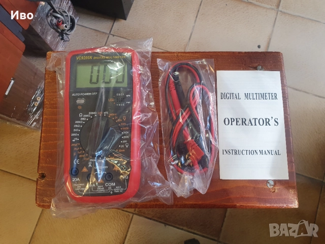 НОВ! Мултицет Digital Multimeter VC9205N Пълен комплект., снимка 4 - Друга електроника - 51995655