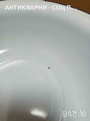 Соц Стар Голям Емайлиран Български Леген 1976г., снимка 3 - Антикварни и старинни предмети - 52057404