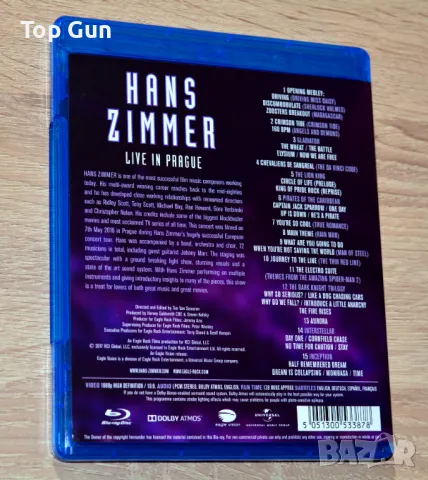 Блу Рей Светът на Ханс Цимер / Blu Ray Hans Zimmer Live, снимка 3 - Blu-Ray филми - 48448954