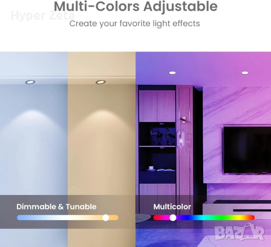 Димируеми Смарт Крушки Broadlink,4 бр, A60/E27/LED/9W/806LM, 25 лв, снимка 5 - Други - 52006223