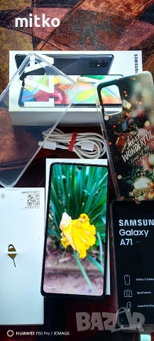 SAMSUNG GALAXY A71-Перфектно състояние.Пълен комплект+подаръци, снимка 7 - Samsung - 53814528