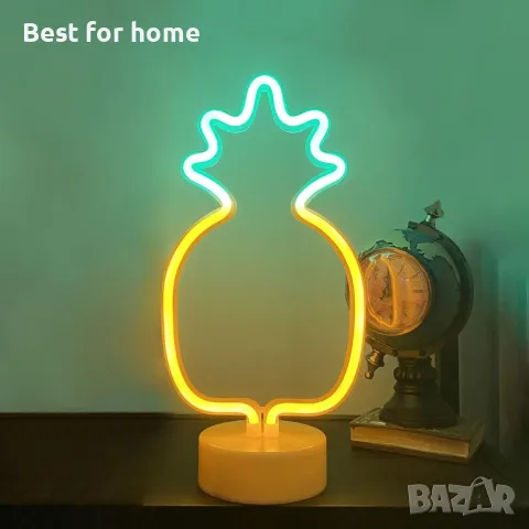 Neon Pineapple Light Неонови LED светлини