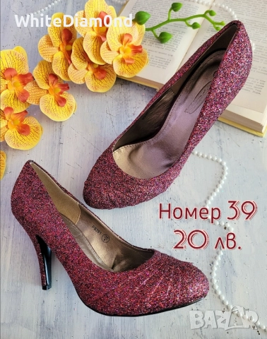 Огромно разнообразие от дамски обувки номер 39  на цени от 10 лв., снимка 5 - Дамски обувки на ток - 49264348