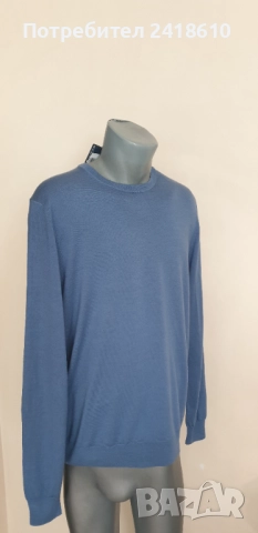 Hackett  Merino / Silk - Knit  Mens Size L  НОВО! ОРИГИНАЛ! Mъжки Пуловер, снимка 12 - Пуловери - 52151257