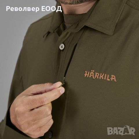 Риза Harkila - Trail, в цвят willow green, снимка 3 - Екипировка - 45337715