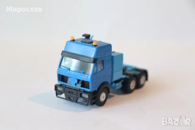 KIBRI H0 1/87 MERCEDES BENZ ТЕЖКОТОВАРЕН ТРАНСПОРТ КАМИОН МОДЕЛ КОЛИЧКА, снимка 6 - Колекции - 50209790