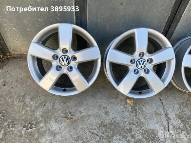 Оригинални джанти за VW Caddy, Golf V VI VII , Jetta, Touran, Audi, Skoda Голф 5,6,7 Кади, Тауран, , снимка 2 - Гуми и джанти - 45529452