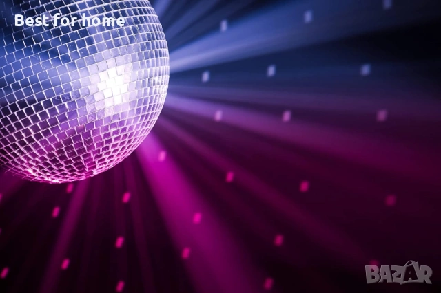 Пакет от 4 огледални диско топки с диаметър 10 см, сребърни висящи топки , снимка 5 - Други - 54090694