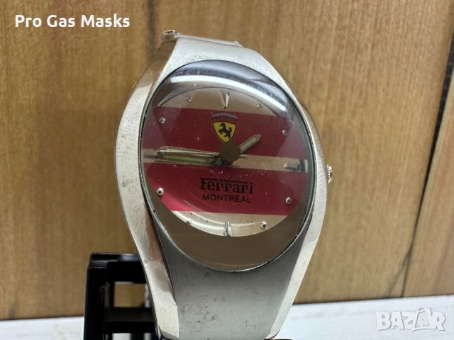 Часовник Ферари Ferrari Montreal Стомана Кварцов Миота Япония механизъм само за 60 лв , снимка 3 - Мъжки - 46288472