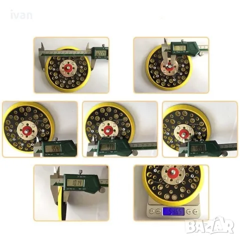 Опорна плоча 150 mm 44 дупки, средна, захващане 5/6-24, за шлайфане на абразиви с таралежи , снимка 2 - Други инструменти - 50018101